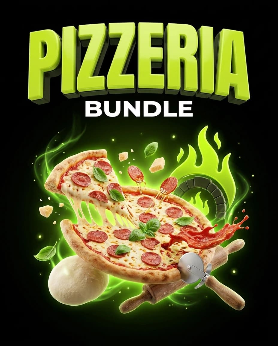 Pizzeria Canva Bundle
