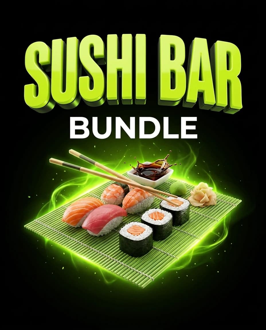Sushi Bar Canva Bundle